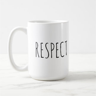 Respekt-Inspirational Zitat-Kaffee-Tasse Kaffeetasse