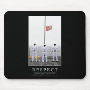 Respekt: Inspirierend Zitat 1 Mousepad