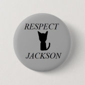 Respekt-Jackson-Knopf Button (Vorderseite)