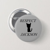 Respekt-Jackson-Knopf Button (Vorne & Hinten)