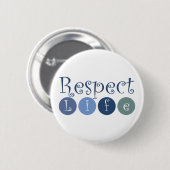 Respekt-Leben-Kreis Button (Vorne & Hinten)
