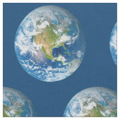 Respekt-Planeten-Erdblau-Gewebe Stoff (Nahaufnahme)