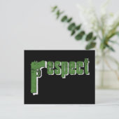 Respekt Postkarte (Stehend Vorderseite)