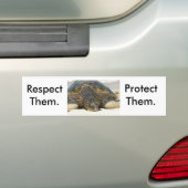 Respekt. Schützen Sie sich Autoaufkleber (Auf Auto)