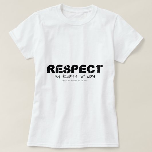 Respekt T-Shirt (Design vorne)