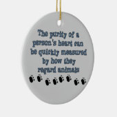 Respekt-Tiere Keramikornament (Rechts)