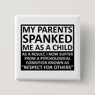 Respekt vor anderen Funny Button