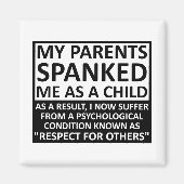 Respekt vor anderen Funny Magnet (Vorne)