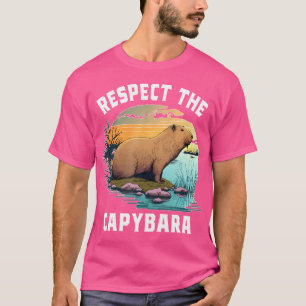 Respekt vor Capybara Animal Funny Capybara Lover T-Shirt
