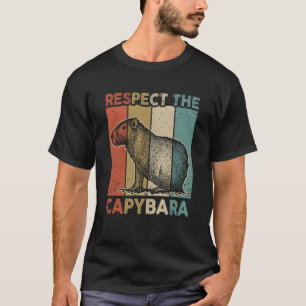 Respekt vor Capybara Animal Funny Capybara Lover T-Shirt