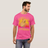 Respekt vor der Capybara Niedlich Capybara T-Shirt (Vorne ganz)