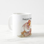 Respektfreiheit Kaffeetasse (Vorderseite Links)