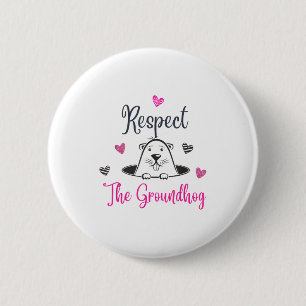 Respektiere das Murmeltier, Lustiges Murmeltier Mu Button