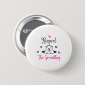 Respektiere das Murmeltier, Lustiges Murmeltier Mu Button (Vorne & Hinten)
