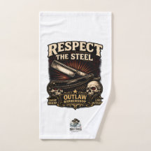 Respektiere das Stahl-Handtuch