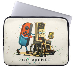 Respektiere deine Älteren Retro-Gaming-Control Lus Laptopschutzhülle