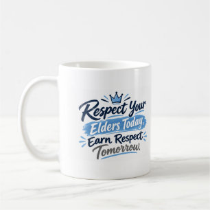 Respektiere Deine Älteren Tasse Großeltern-Gesch