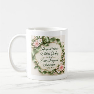 Respektiere Deine Älteren Tasse Großeltern-Gesch