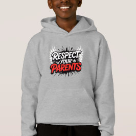 Respektiere deine Eltern — Kinder Hoodie / Cozy Ki