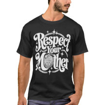 Respektiere deine Mutter Groovy 70er Retro Muttert