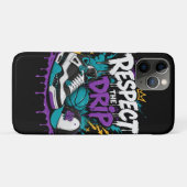 Respektiere den Basketball-Design-Drip Case-Mate iPhone Hülle (Rückseite (Horizontal))