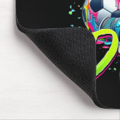 Respektiere den Drip Fußball Eis Drip mit Streusel Mousepad (Ecke)