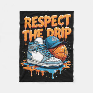 Respektiere den Drip Sneaker Swag Sketll Street St Fleecedecke