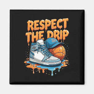 Respektiere den Drip Sneaker Swag Sketll Street St Magnet