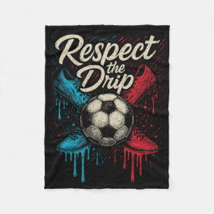 Respektiere den Drip Soccer Byll Schuhwerk Kinder  Fleecedecke