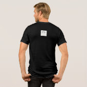Respektiere den Einsatz Tri-Blend Shirt (Rückseite voll)