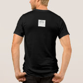 Respektiere den Einsatz Tri-Blend Shirt (Rückseite)