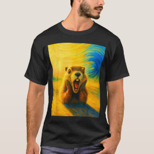 Respektiere den Groundhog Lustiger Woodchuck Süße T-Shirt