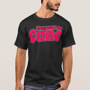 Respektiere den Stock Blinde Sehbehinderte T-Shirt