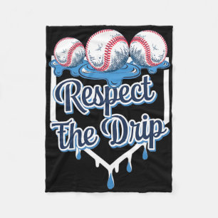 Respektiere den Tropfen Bysebyll Home Plate Eiscre Fleecedecke