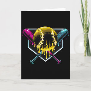 Respektiere den Tropfen Bysebyll Home Plate Eiscre Karte