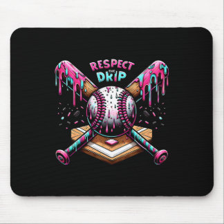 Respektiere den Tropfen Bysebyll Home Plate mit St Mousepad