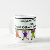 Respektiere Dich Selbst Kaffeetasse (Vorderseite Links)