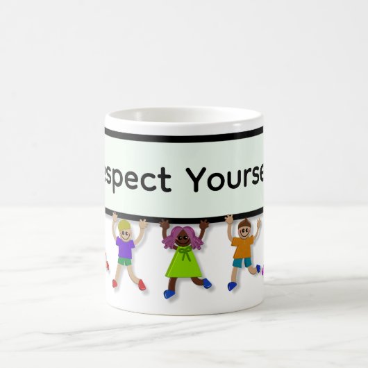 Respektiere Dich Selbst Kaffeetasse (Mittel)