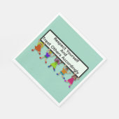 Respektiere dich selbst Papier Serviette (Ecke)