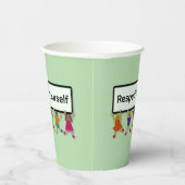Respektiere Dich Selbst Papierbecher (Rechts)