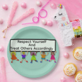 Respektiere Dich Selbst Papierplatte Pappteller (Party)