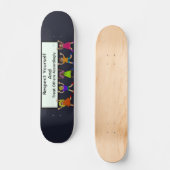 Respektiere dich selbst Skateboard (Vorderseite)