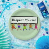 Respektiere Dich Selbst Teller (Party)