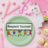 Respektiere Dich Selbst Teller (Party)