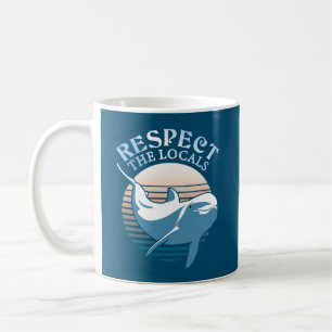 Respektieren der Einheimischen - Dolphin Awareness Kaffeetasse