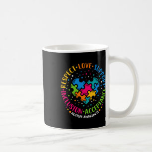 Respektieren der Liebe Unterstützung Inklusion Her Kaffeetasse