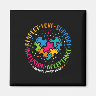 Respektieren der Liebe Unterstützung Inklusion Her Magnet
