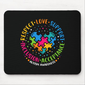 Respektieren der Liebe Unterstützung Inklusion Her Mousepad