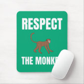 Respektieren des Affen Mousepad (Mit Mouse)