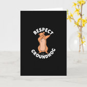 Respektieren des Bodenhogs Karte (Gelbe Blume)